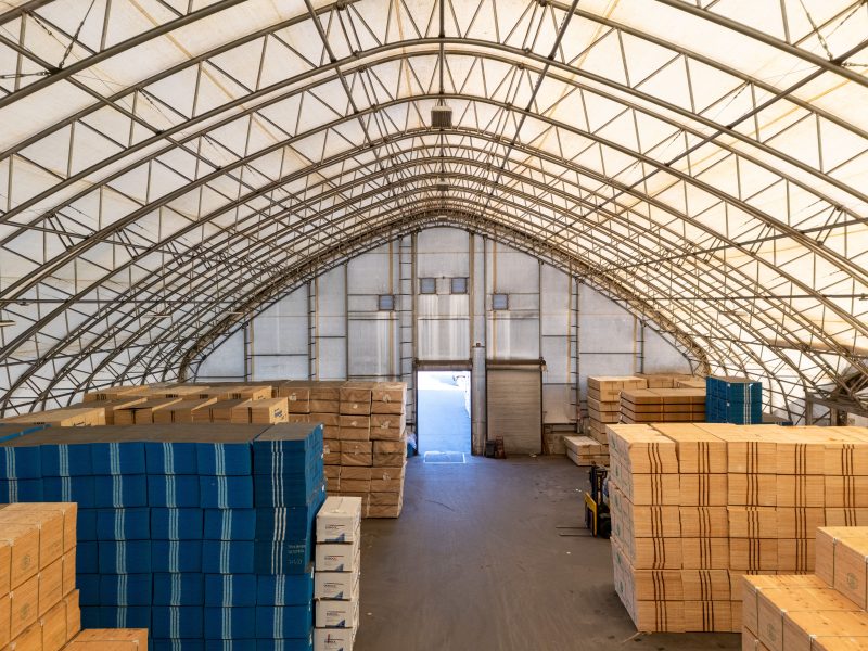 Port of West Virginia covered warehouse space