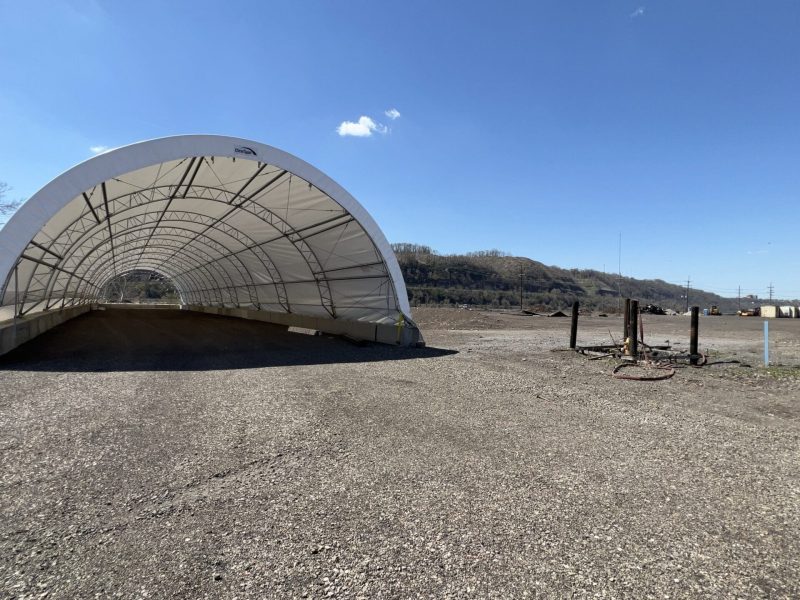 covered area next to the Port